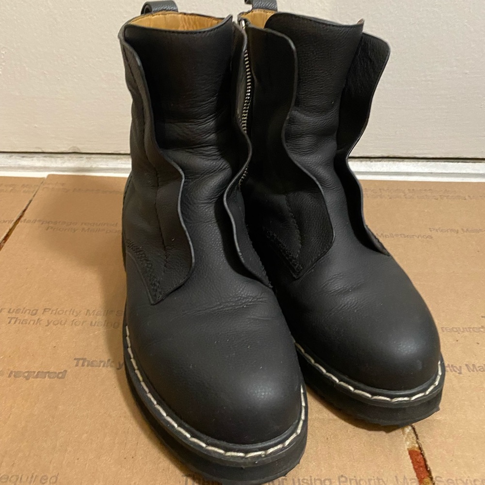 Jill Sander Leather Boots